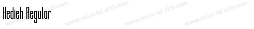 Hedieh Regular字体转换